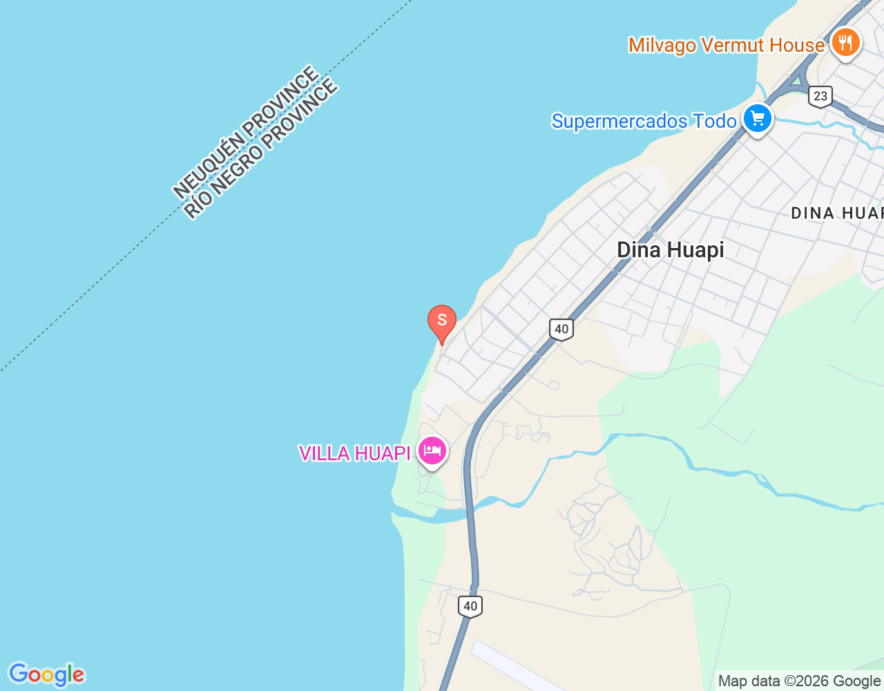 Mapa da localização de Kitesurf