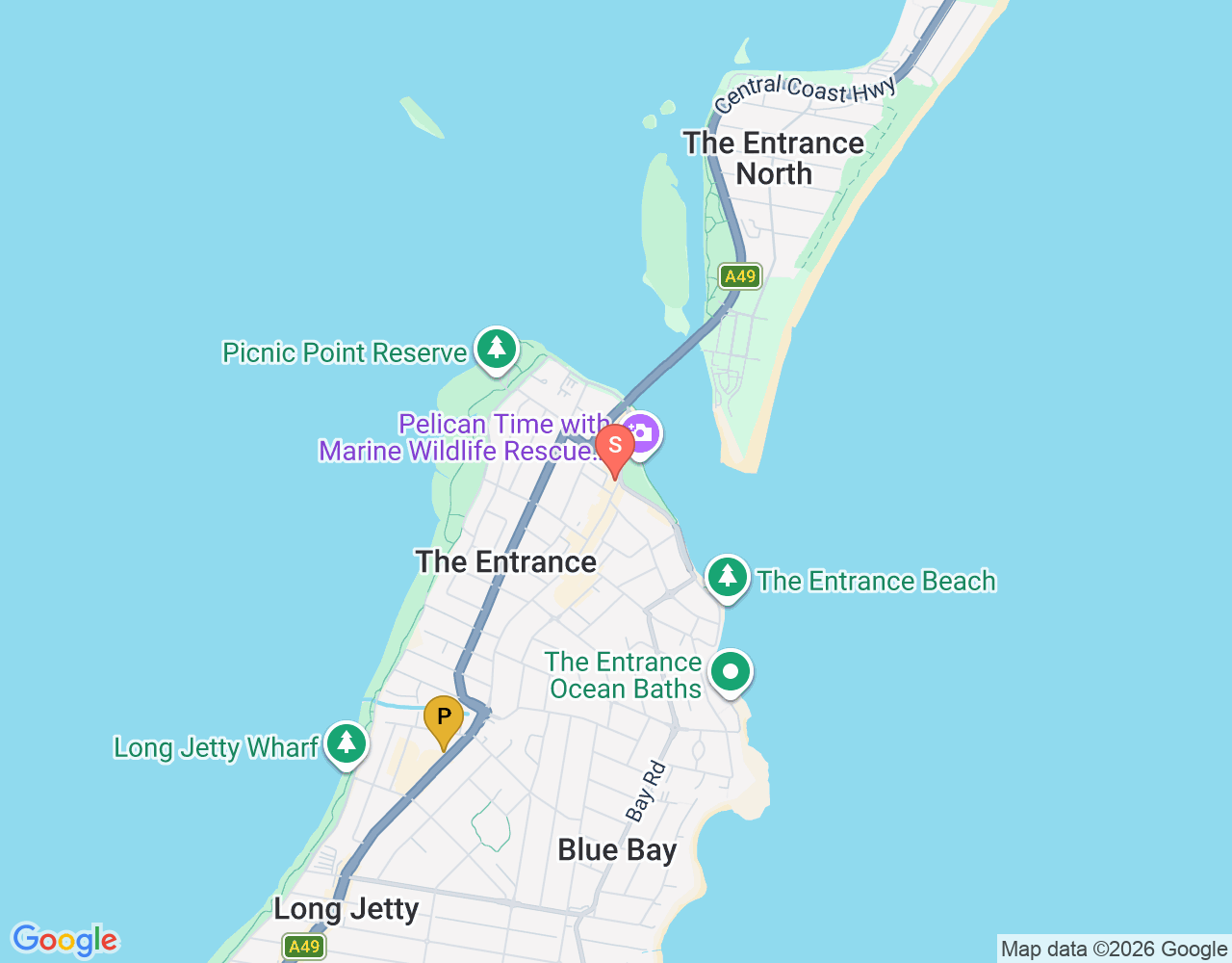 Mapa da localização de Adrift