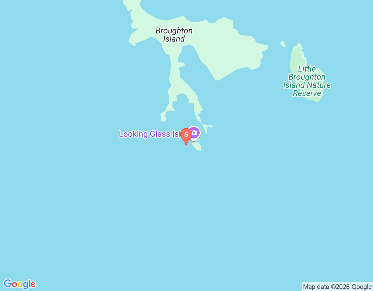 Looking Glass location map