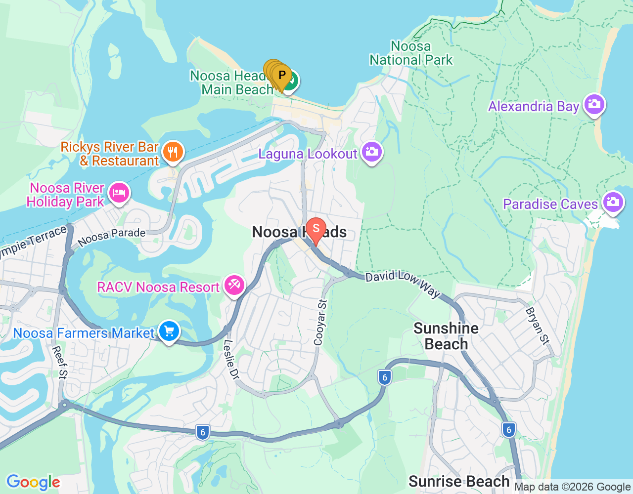 Sideways Surf Outlet location map