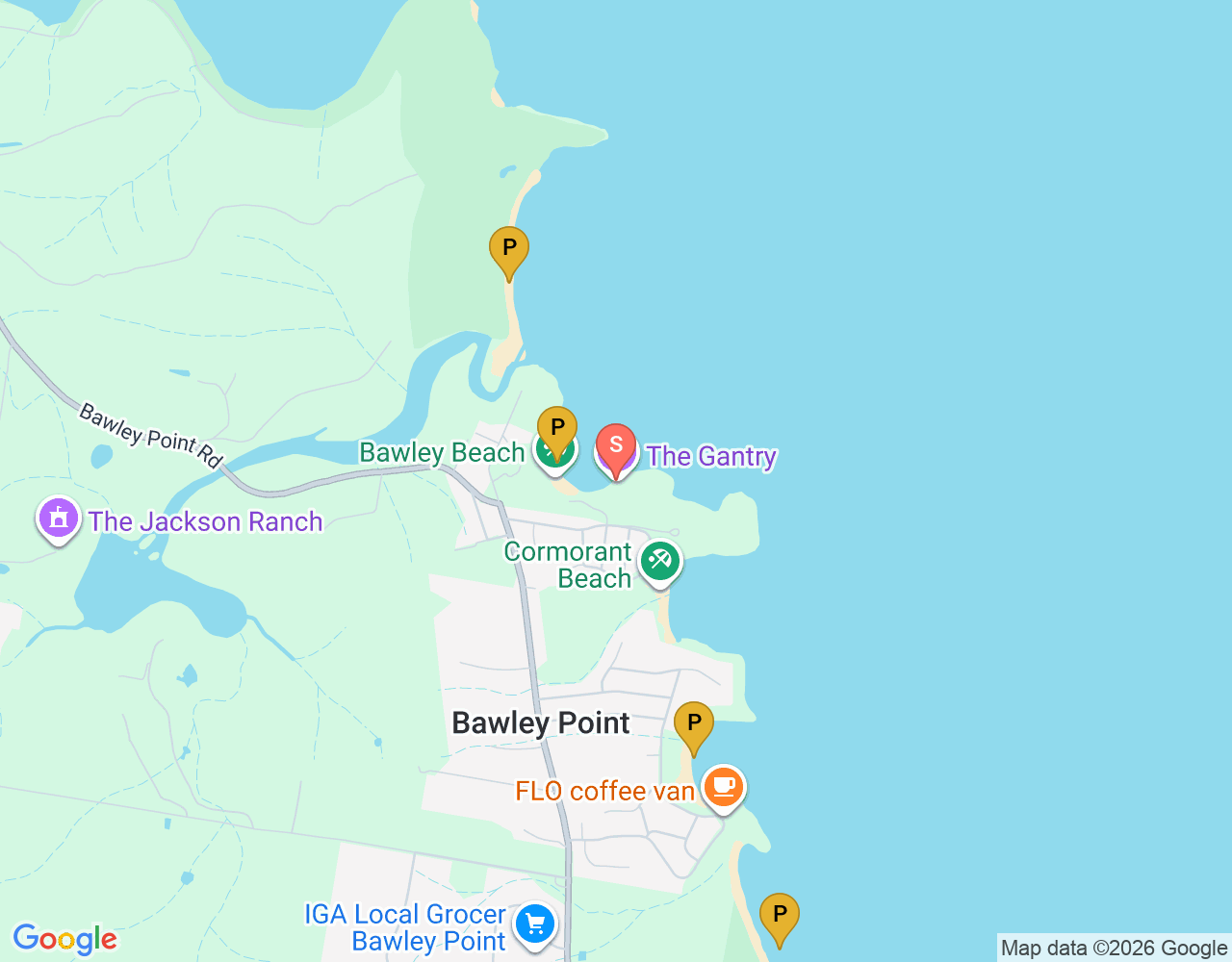 Mapa de ubicación de The Gantry