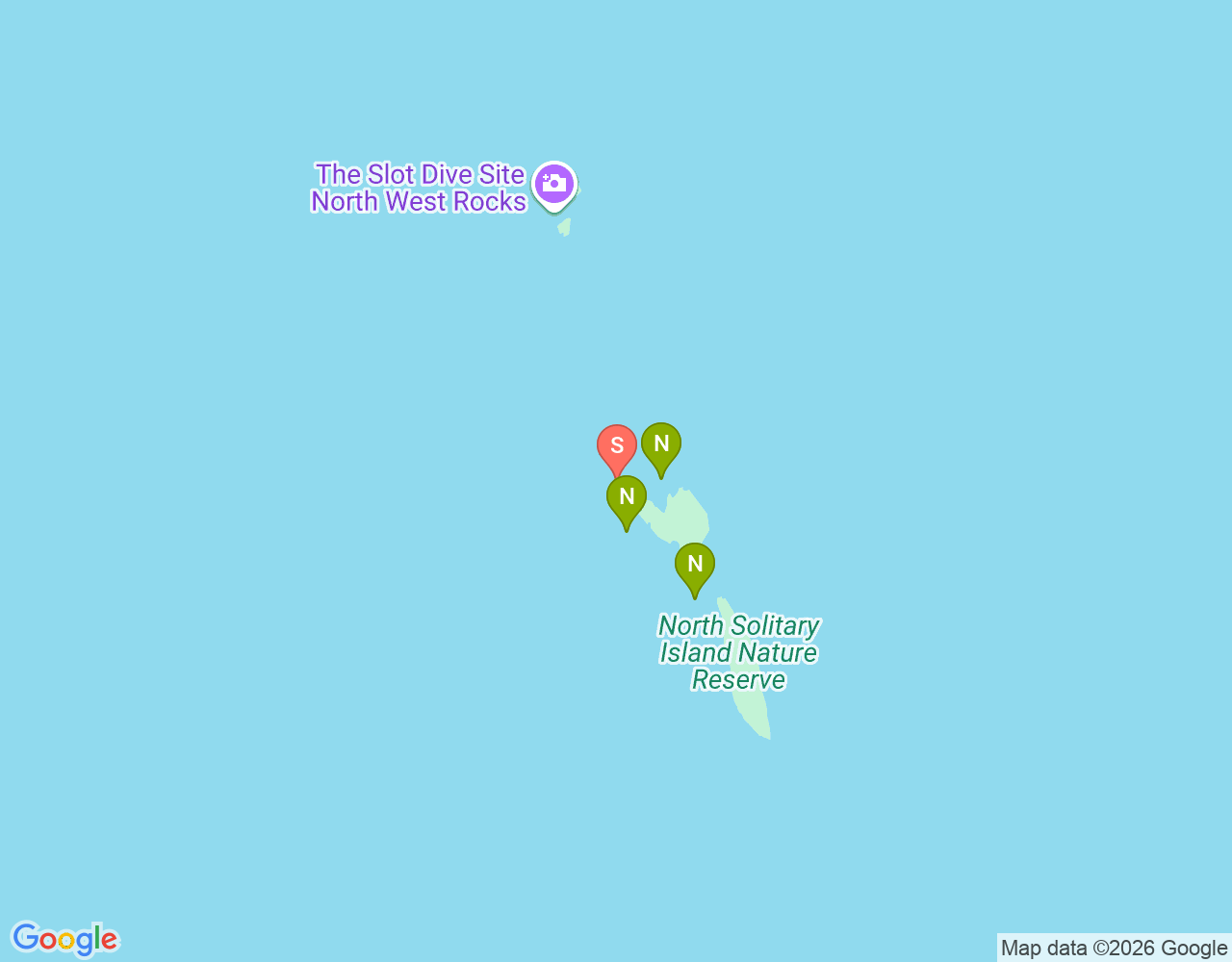 The Mackerel Run location map