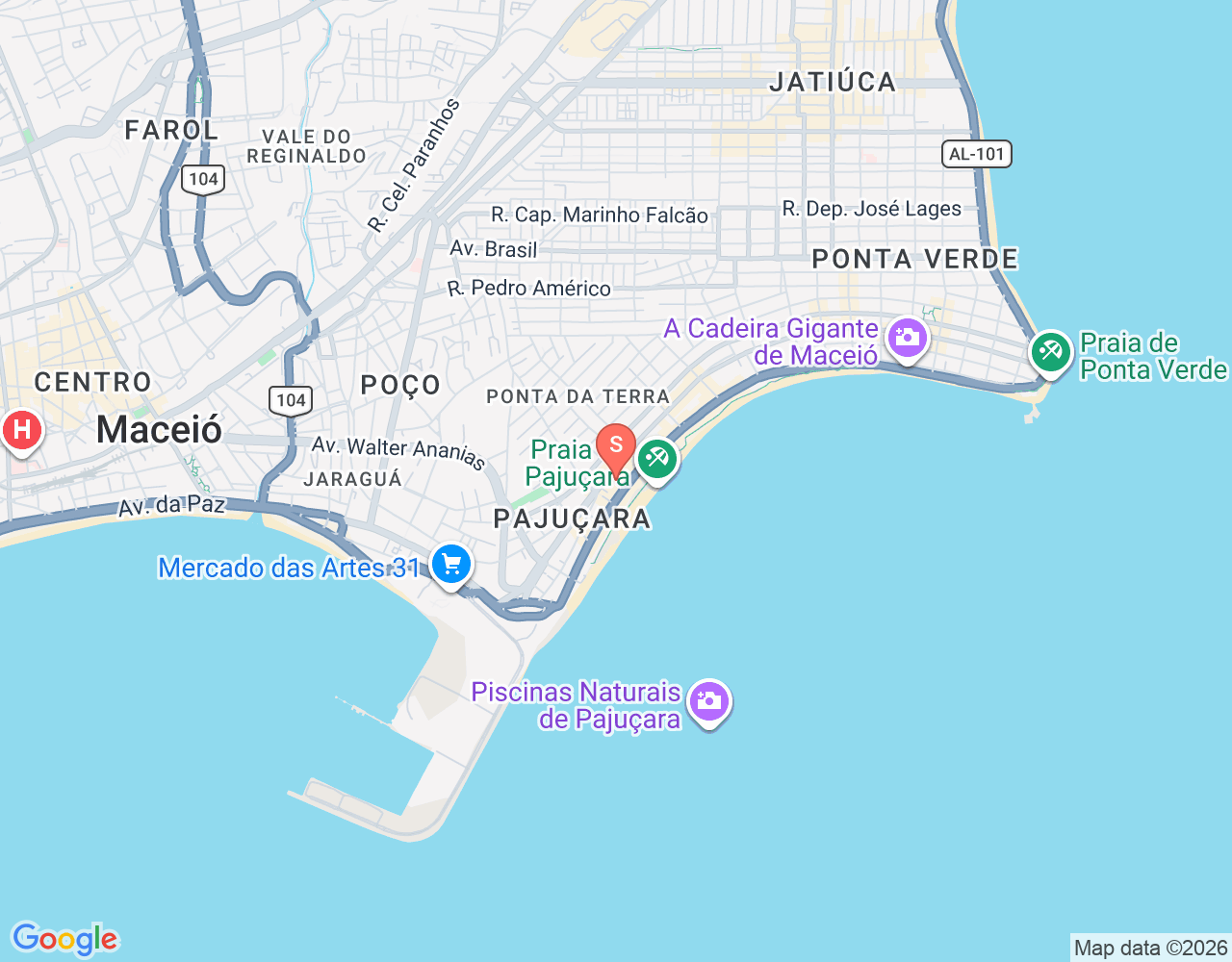 Mapa de ubicación de Let's Dive