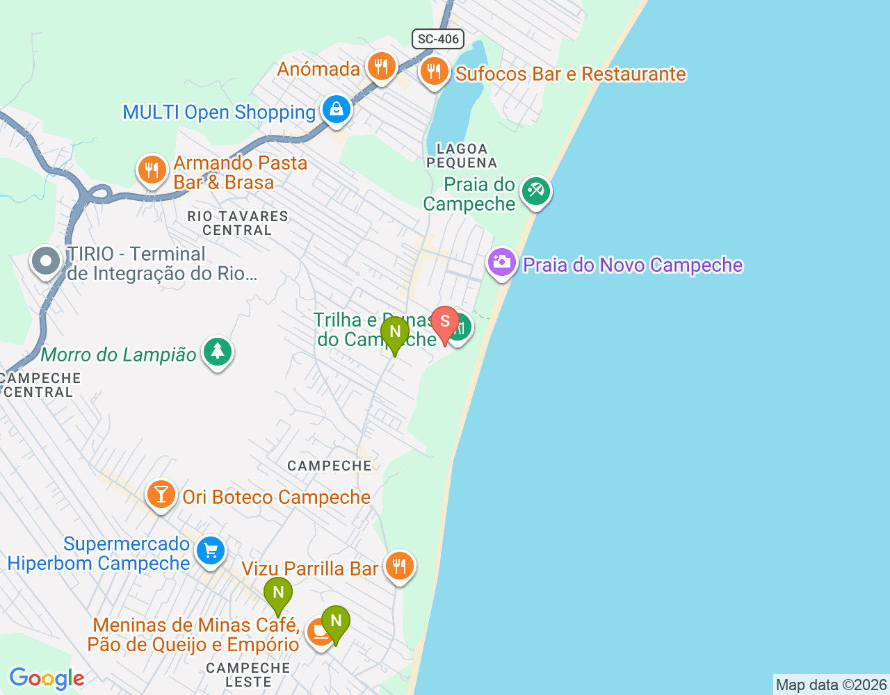Mapa da localização de Marco Polo Surf Escola