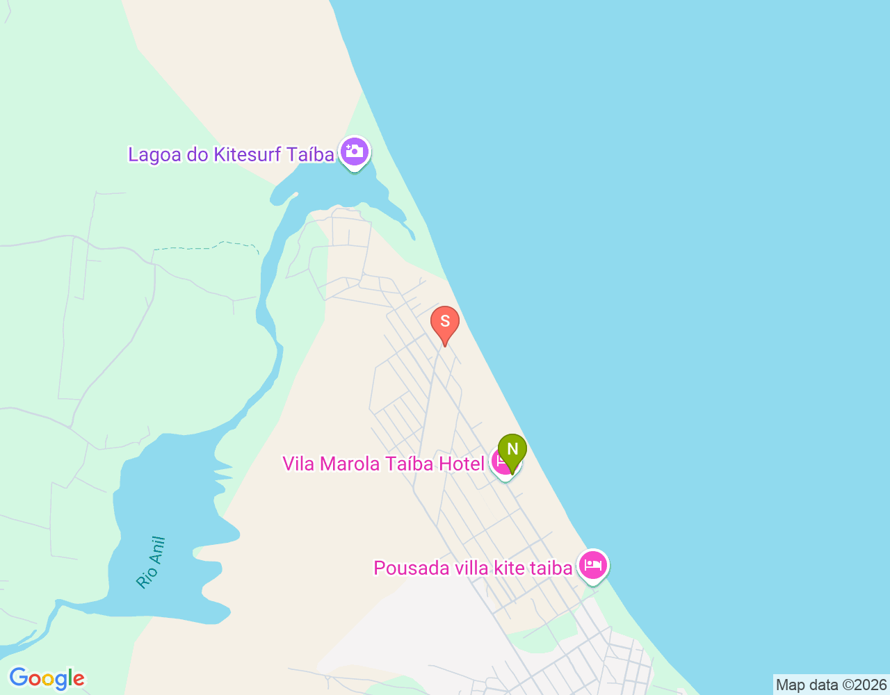Mapa de ubicación de Pousada Amarela