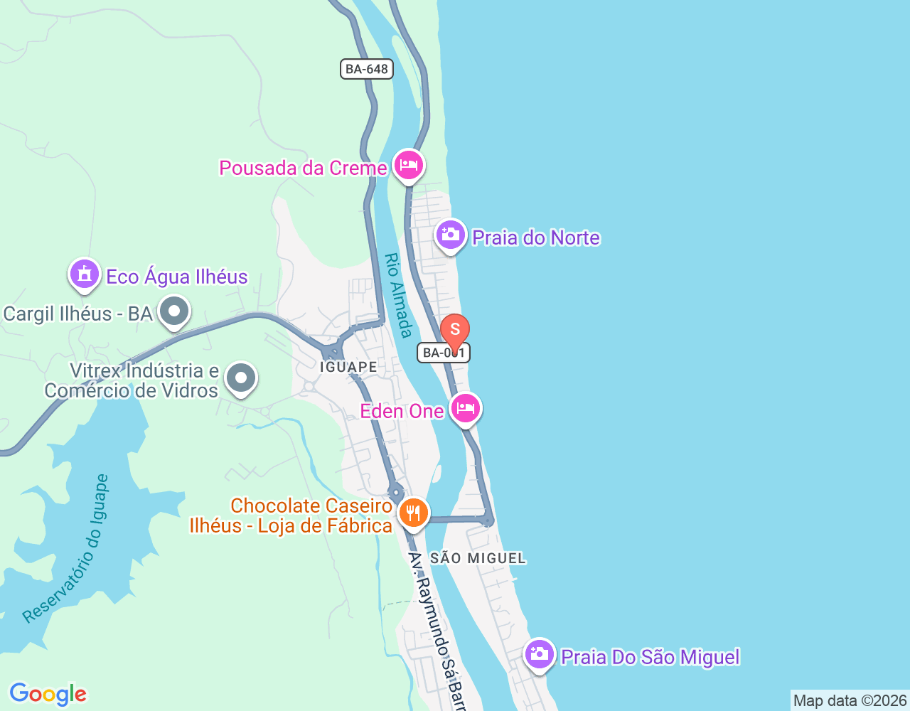 Mapa da localização de Tirraras Point