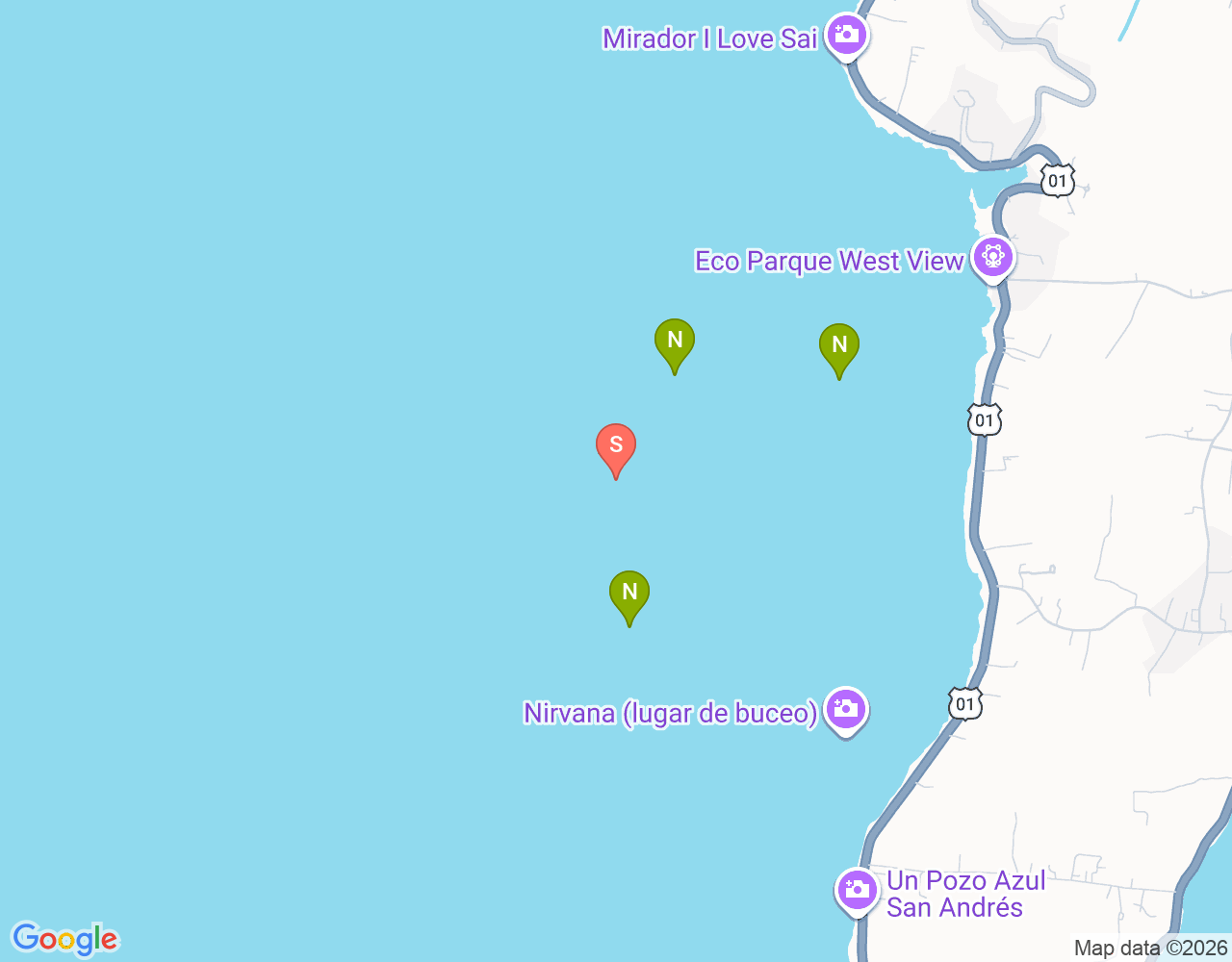 Mapa da localização de Cantil de la Piscinita