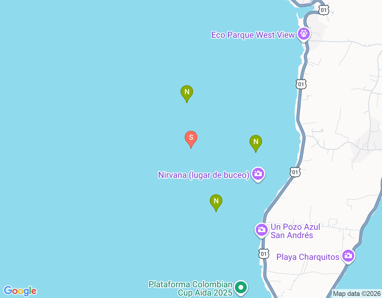 Cantil de Nirvana location map