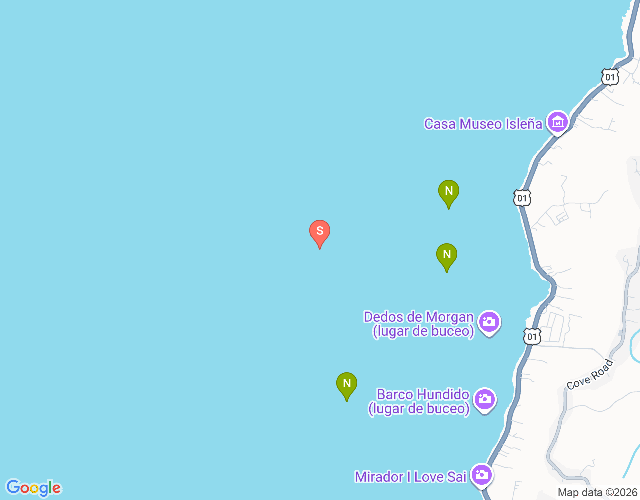Mapa da localização de Cantil del Barco