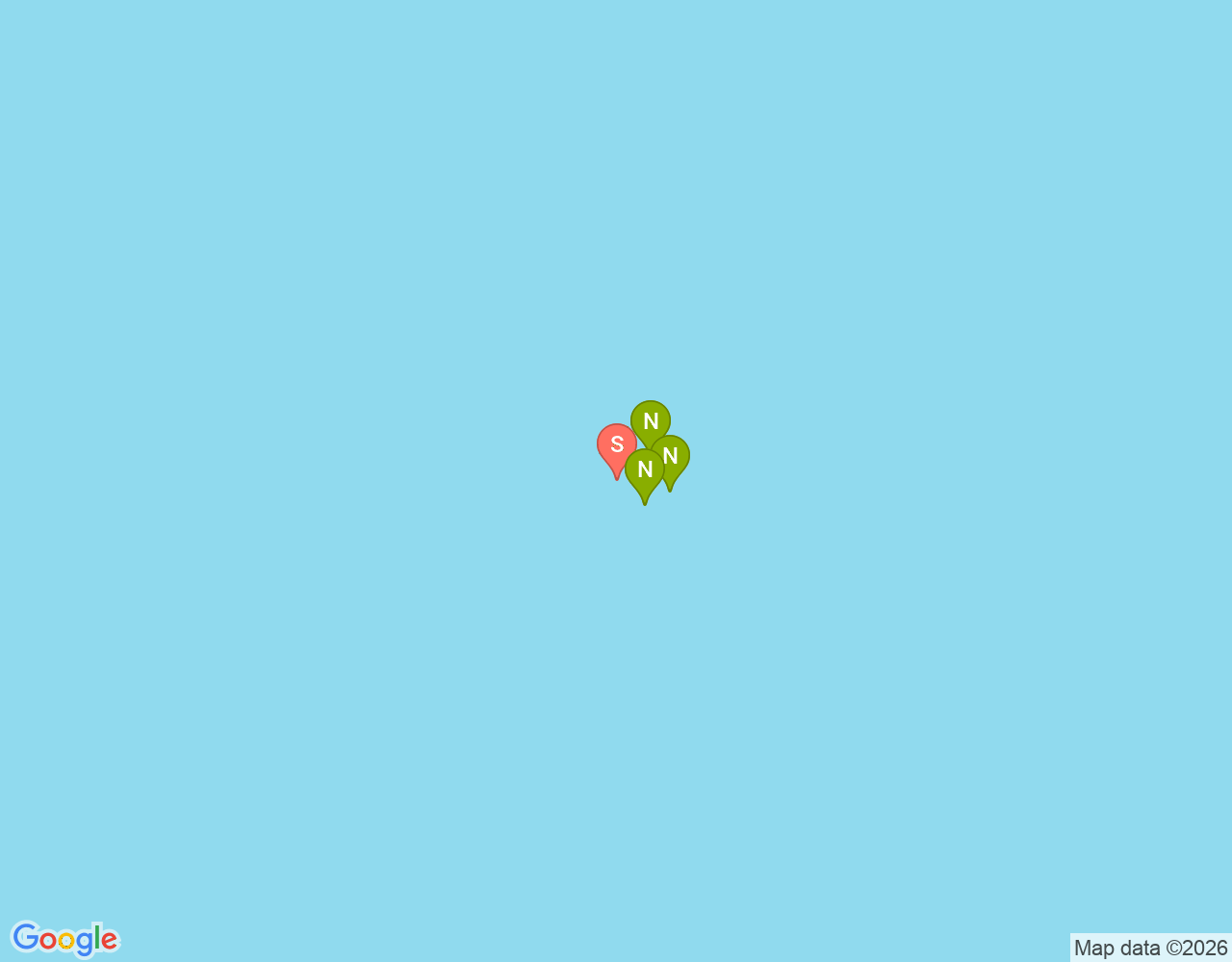 Mapa da localização de El Acuario