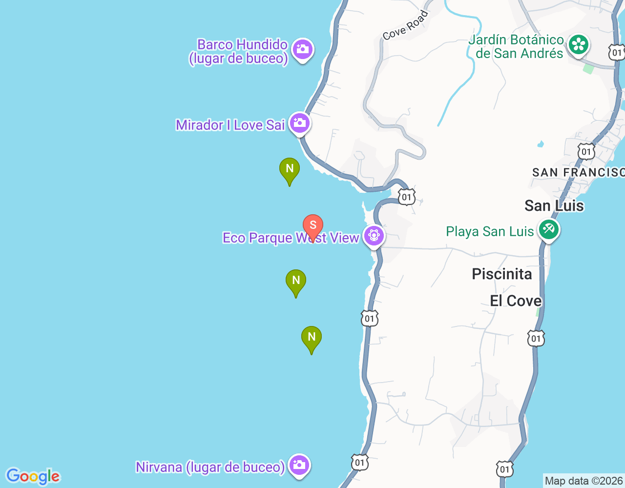 Mapa da localização de Las Cuevas