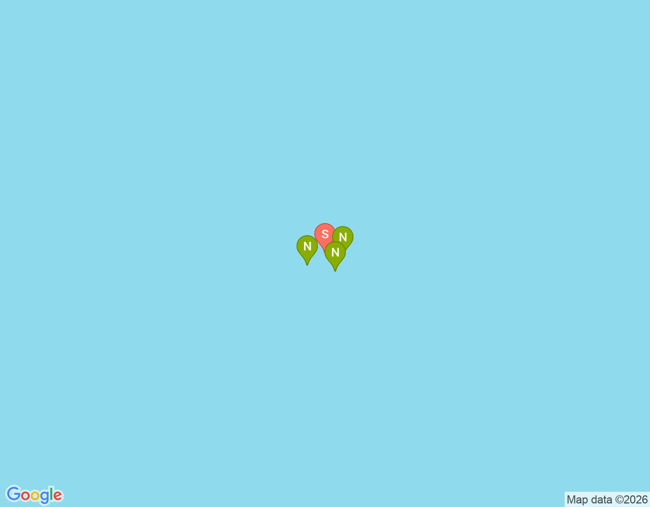 Mapa da localização de Los Tres Mosqueteros