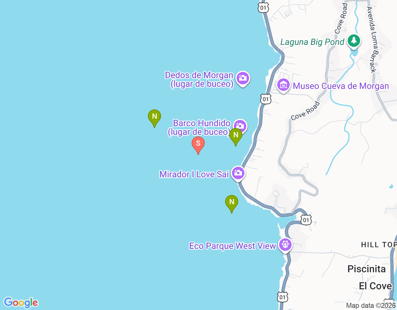 Mapa da localização de Padi