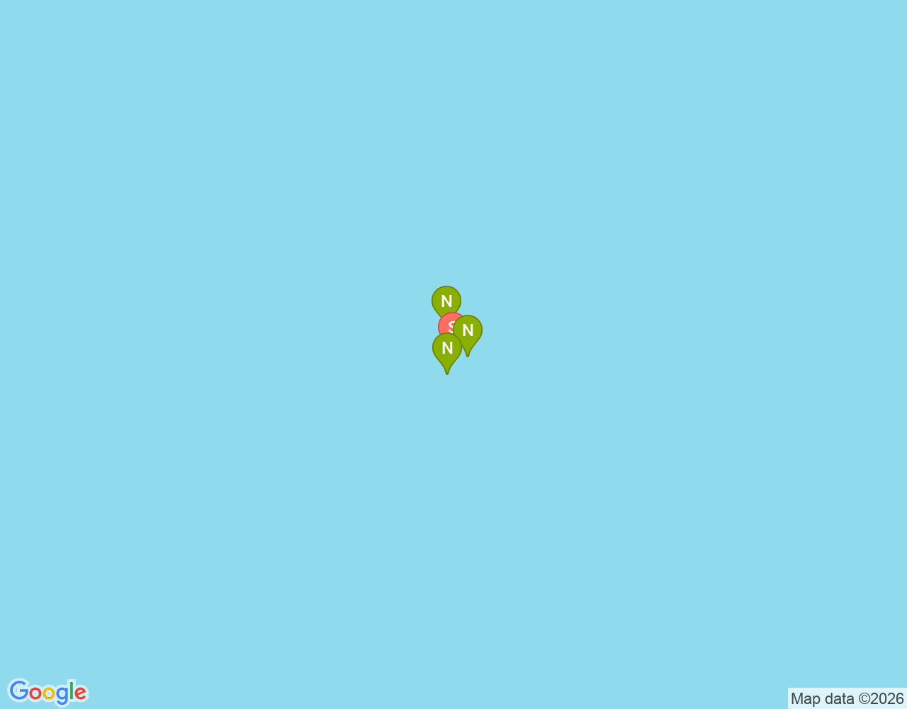 Mapa da localização de Saul