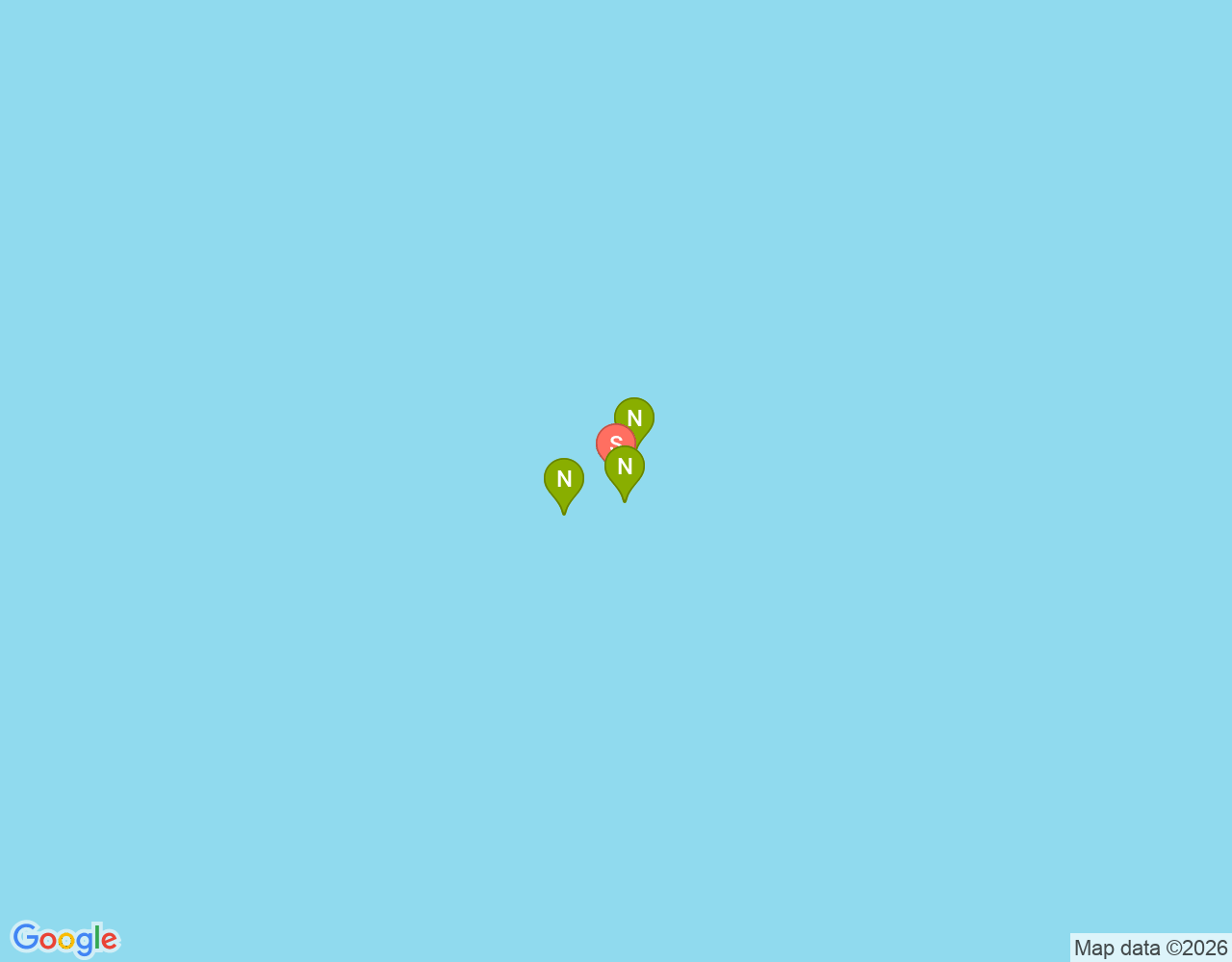 Mapa da localização de Vagamares