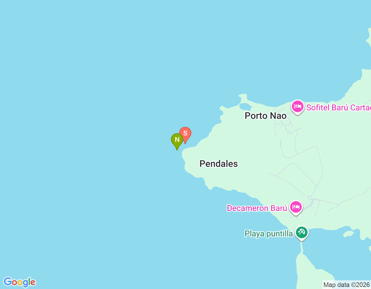 Mapa da localização de Zona de Buceo 1