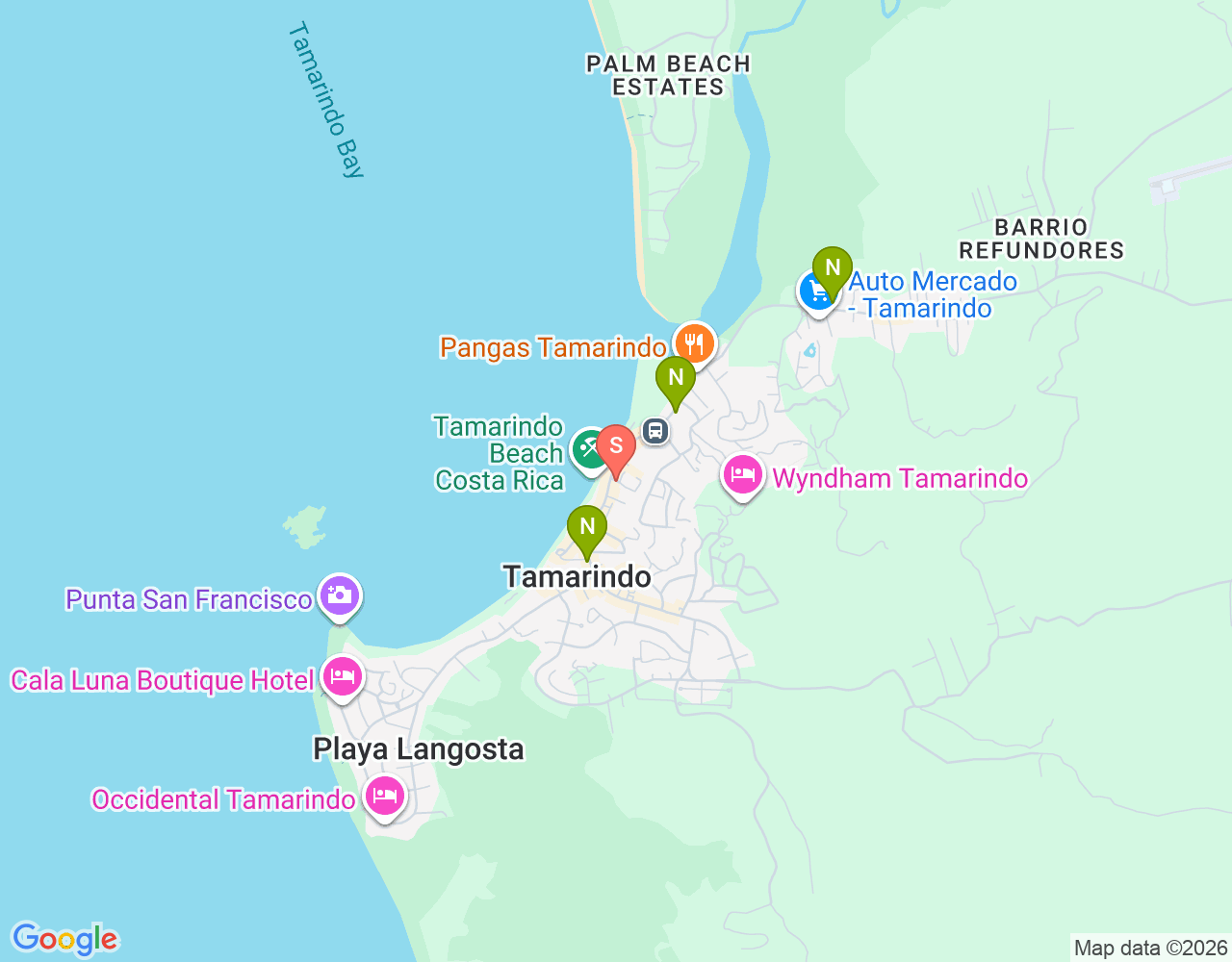 Mapa de ubicación de Blue Trailz
