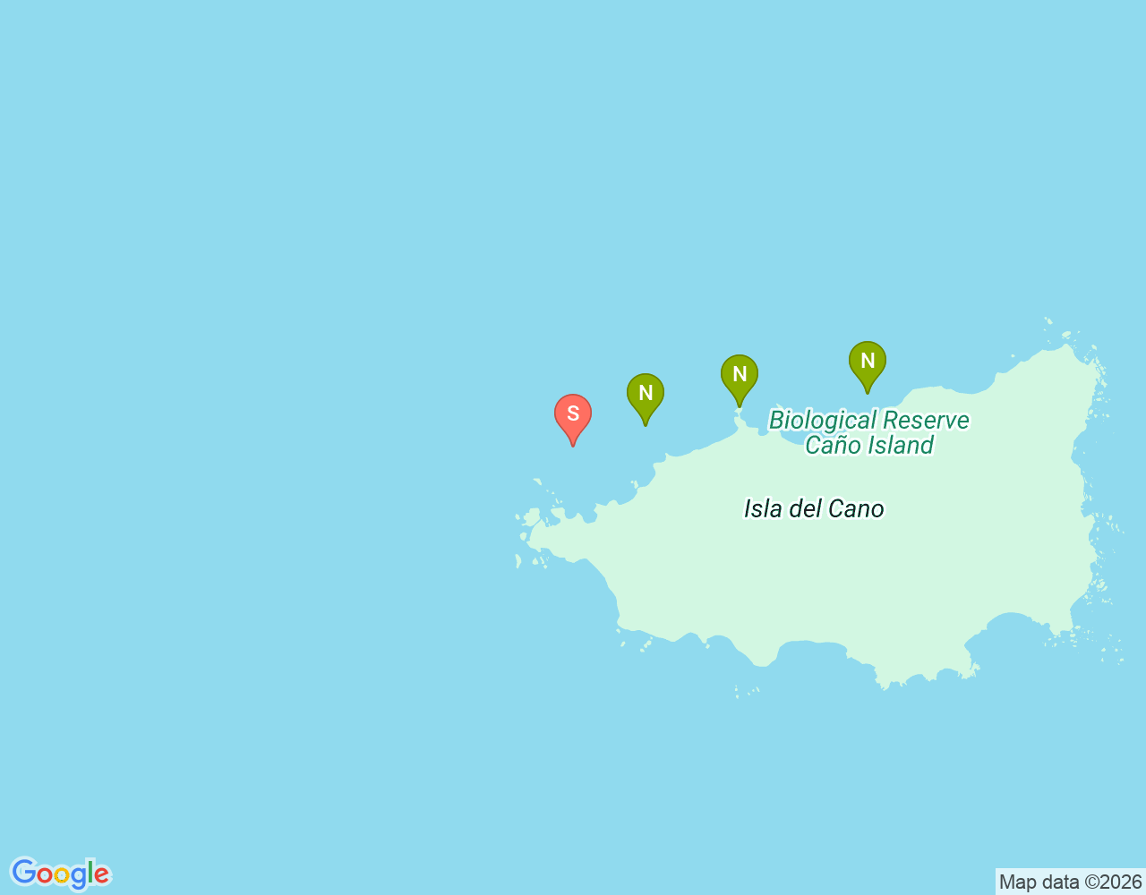 Mapa da localização de El Arco