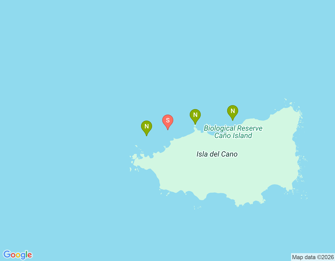 Mapa da localização de La Cueva