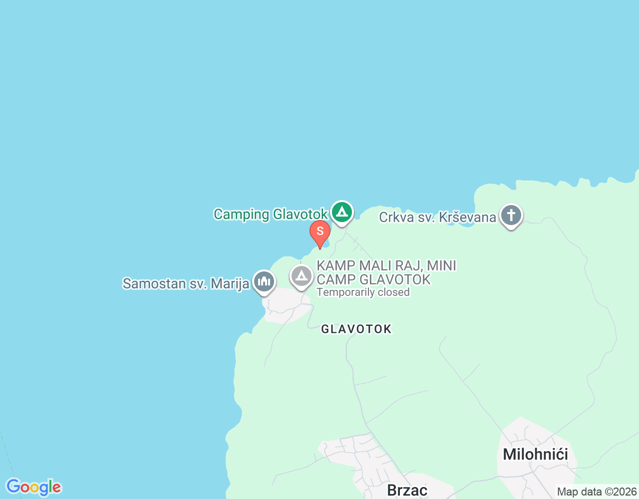 CorrectDiving Krk location map