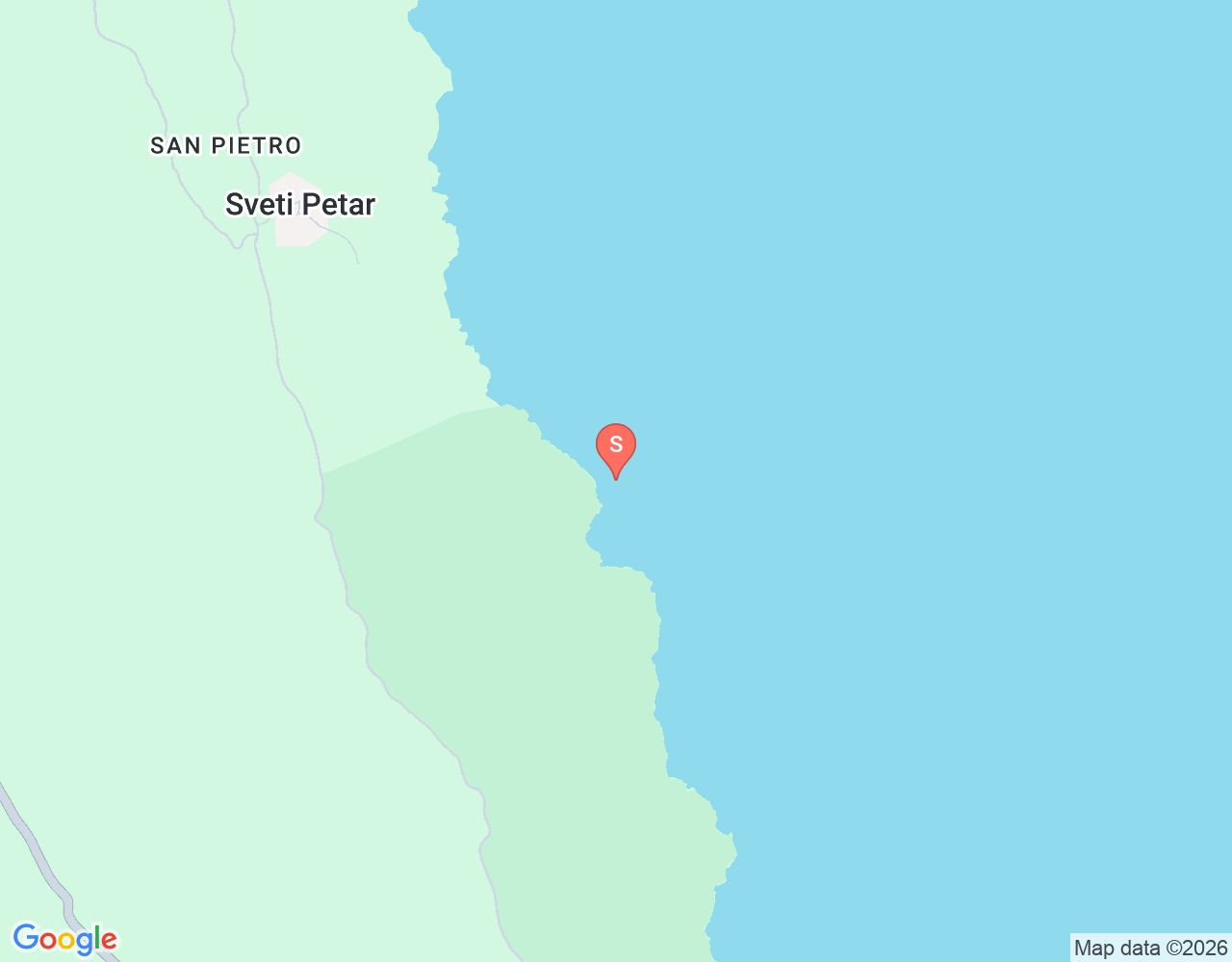 Mapa da localização de Grotta