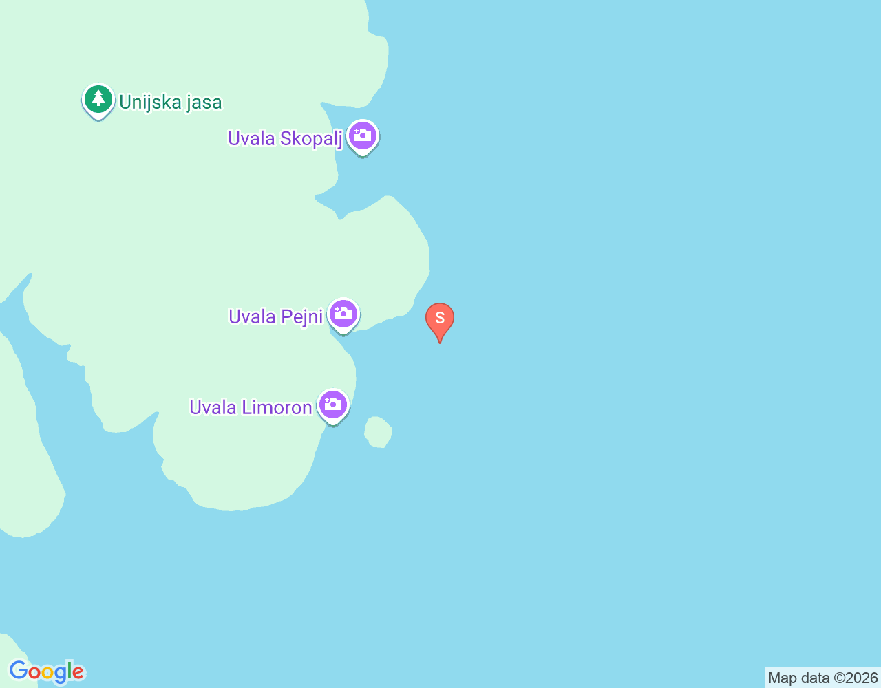 Mapa da localização de Misnjak (Sanddüne)