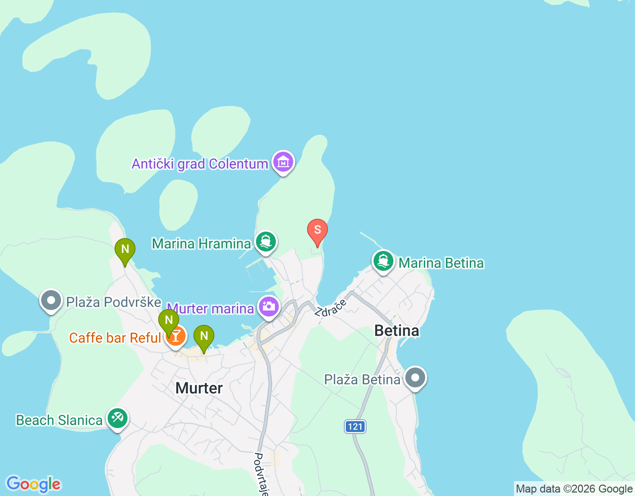 Mapa da localização de Nautilus