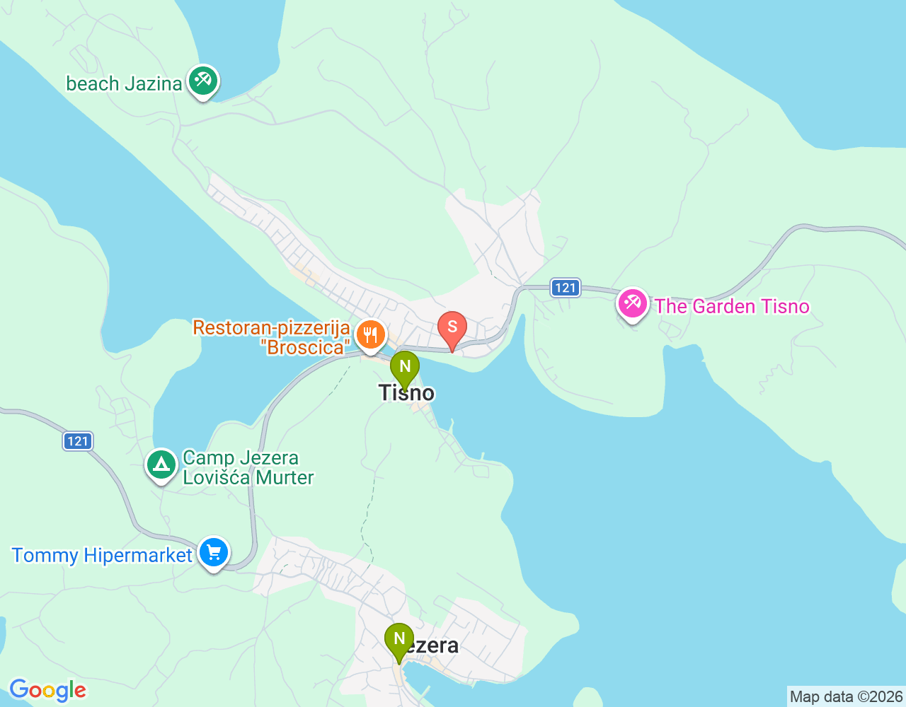 Mapa da localização de Tramonto
