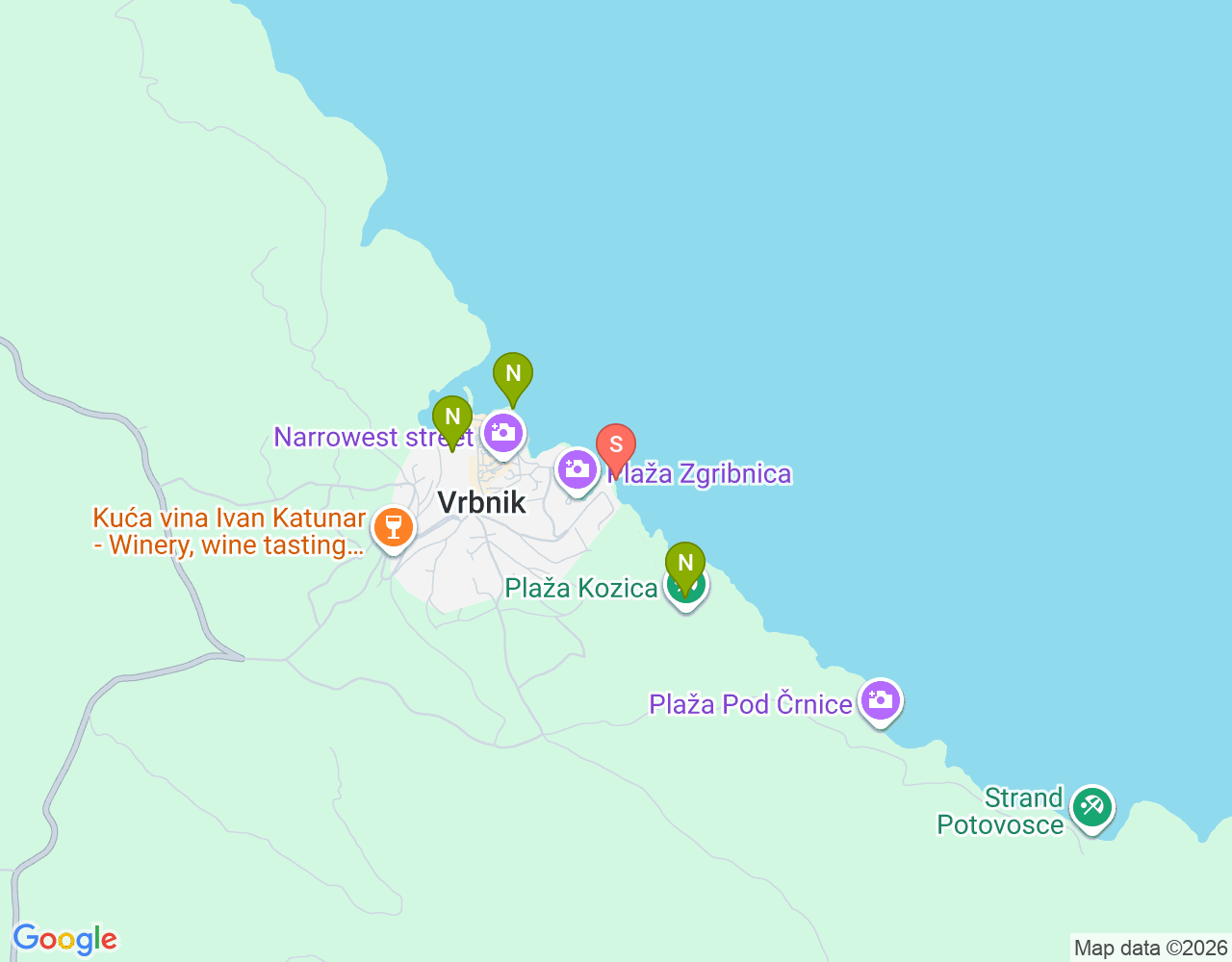 Mapa da localização de Vajavine
