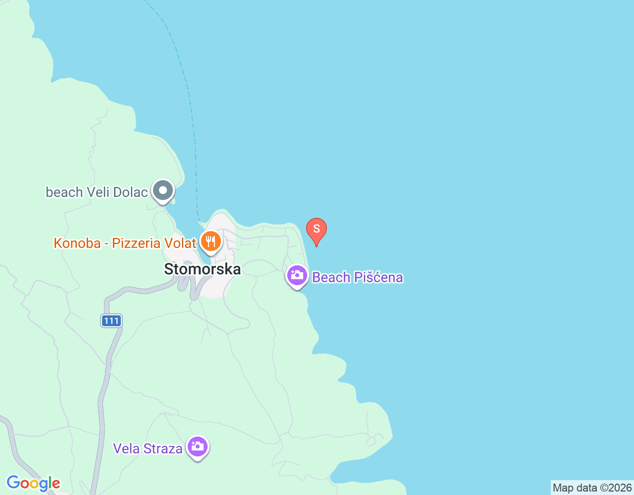Mapa da localização de Wrack Ribolovc