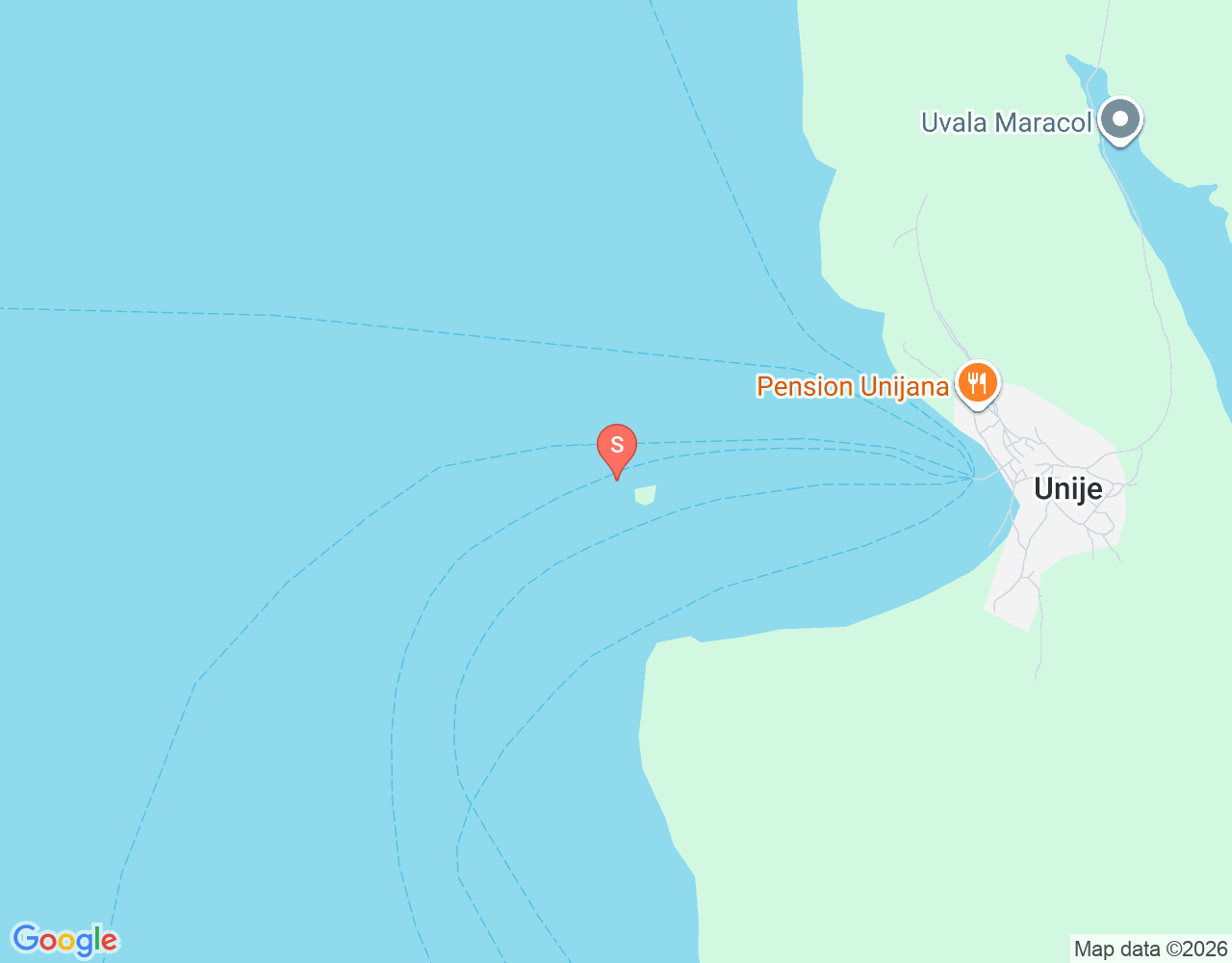 Mapa da localização de Wreck Tihany