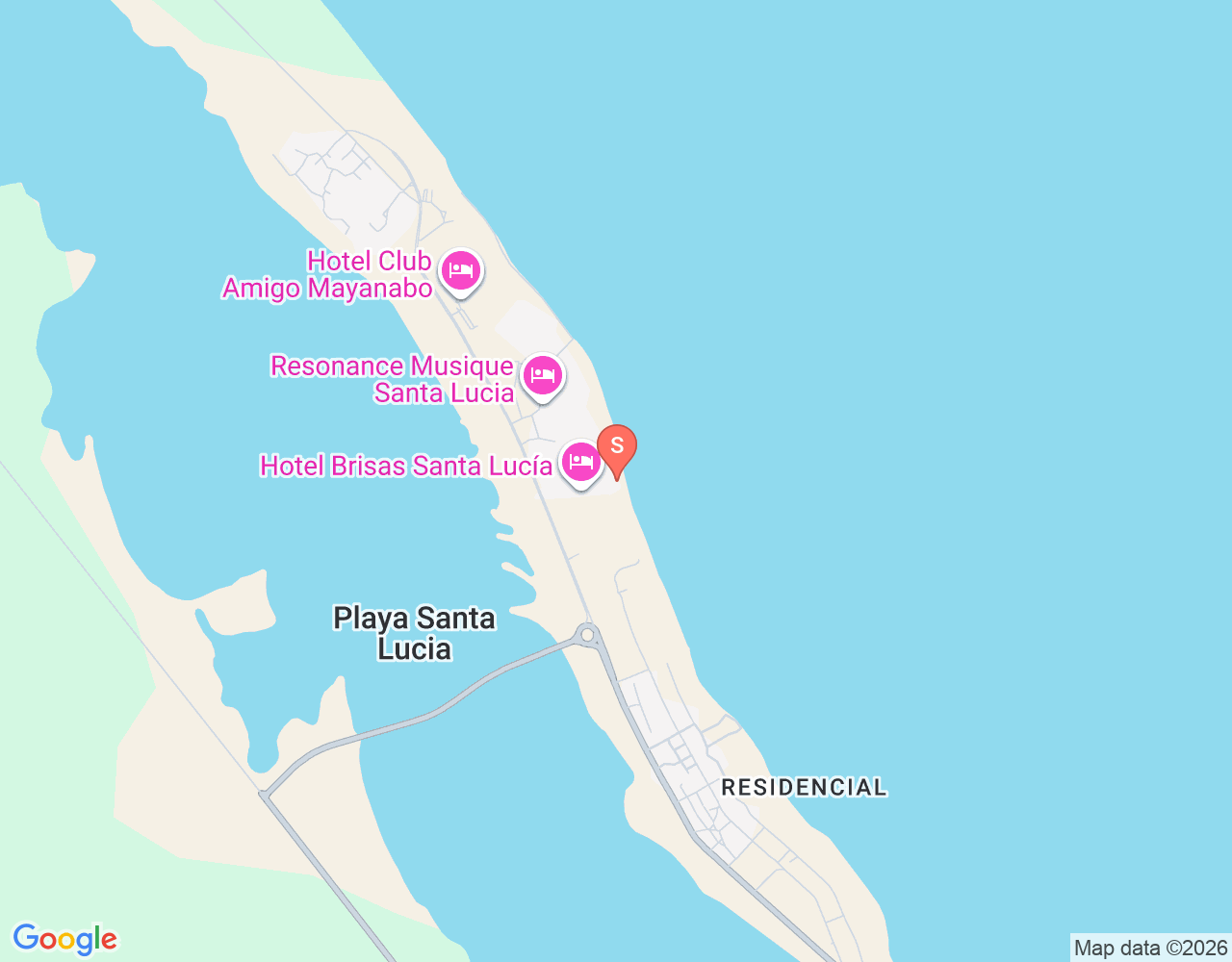 Mapa da localização de Club Náutico