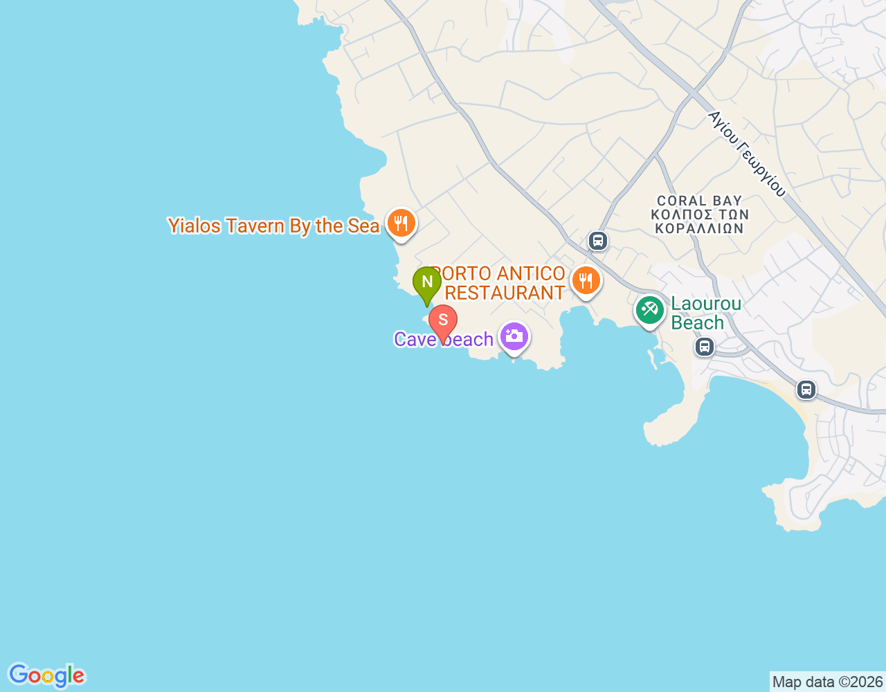 Mapa da localização de Amphitheatre