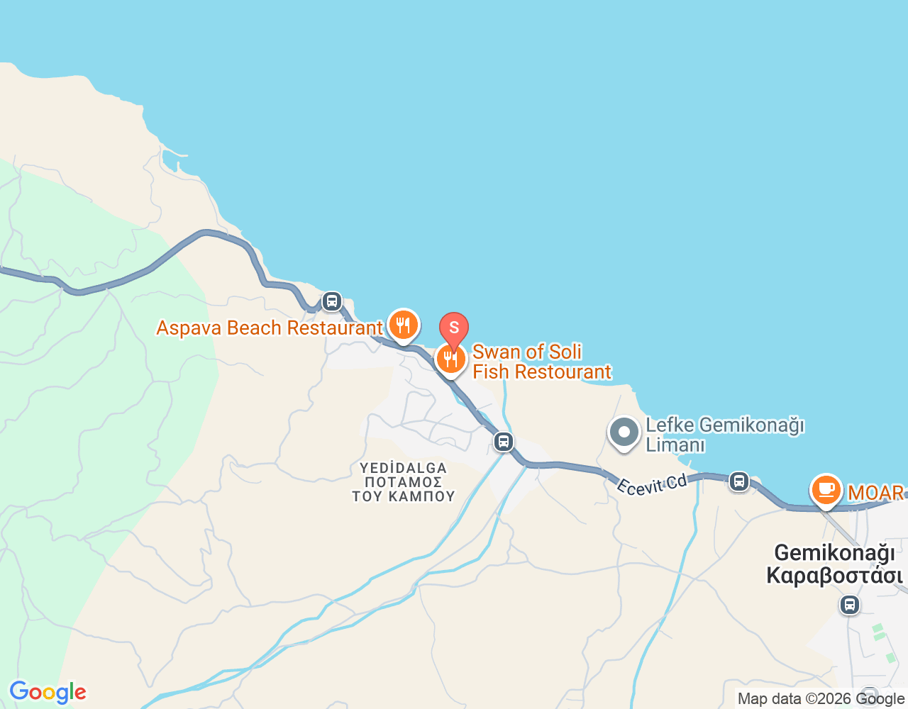Mapa de ubicación de Heaven Surfhouse