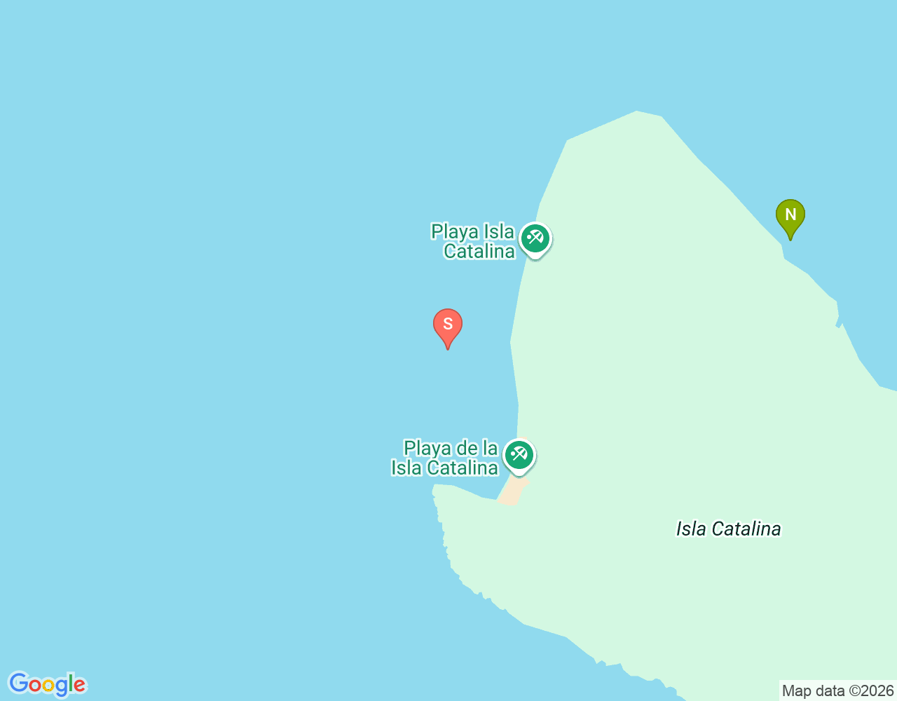 Mapa da localização de Aquarium
