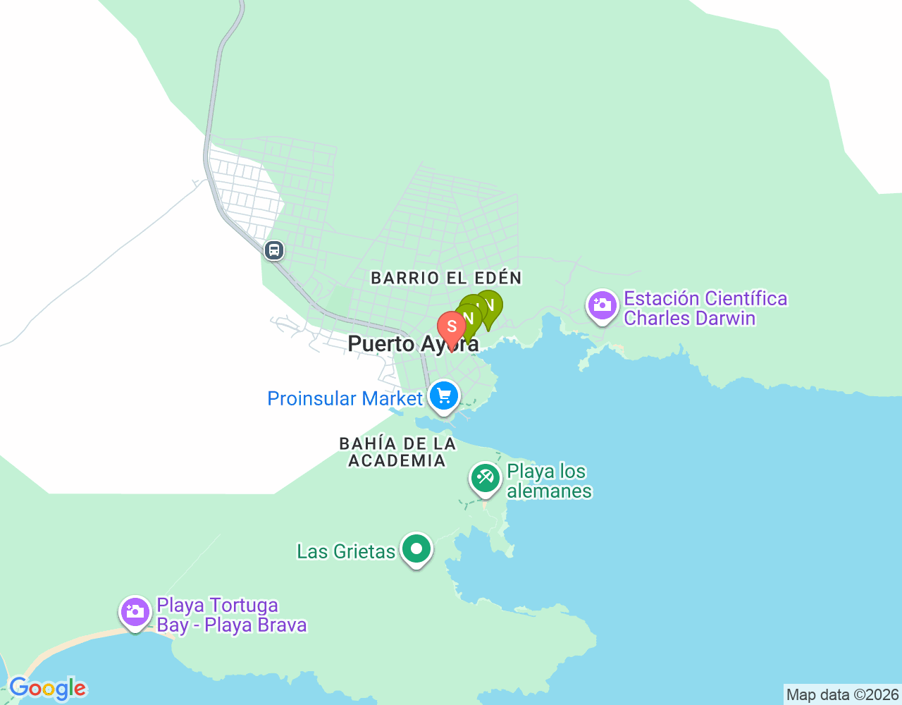 Mapa da localização de Galápagos Deep