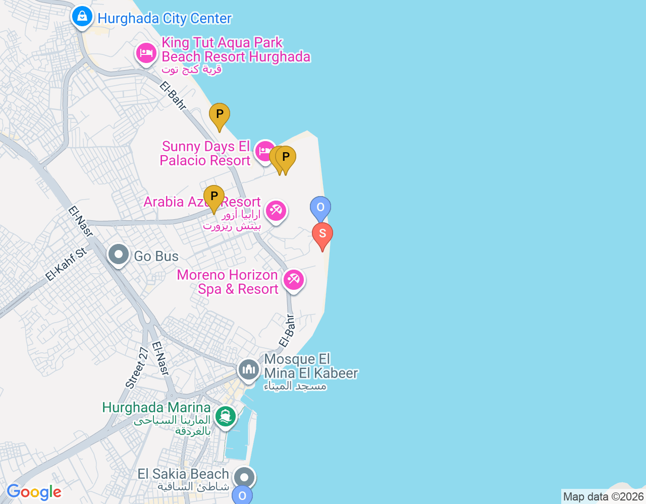 Mapa de ubicación de Blue Water House Reef