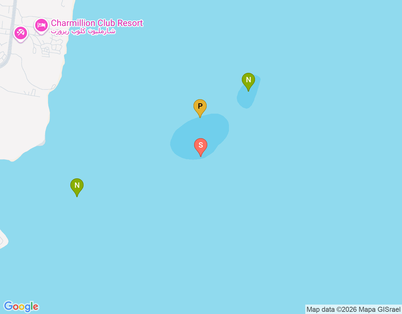 Mapa da localização de Gordon Reef