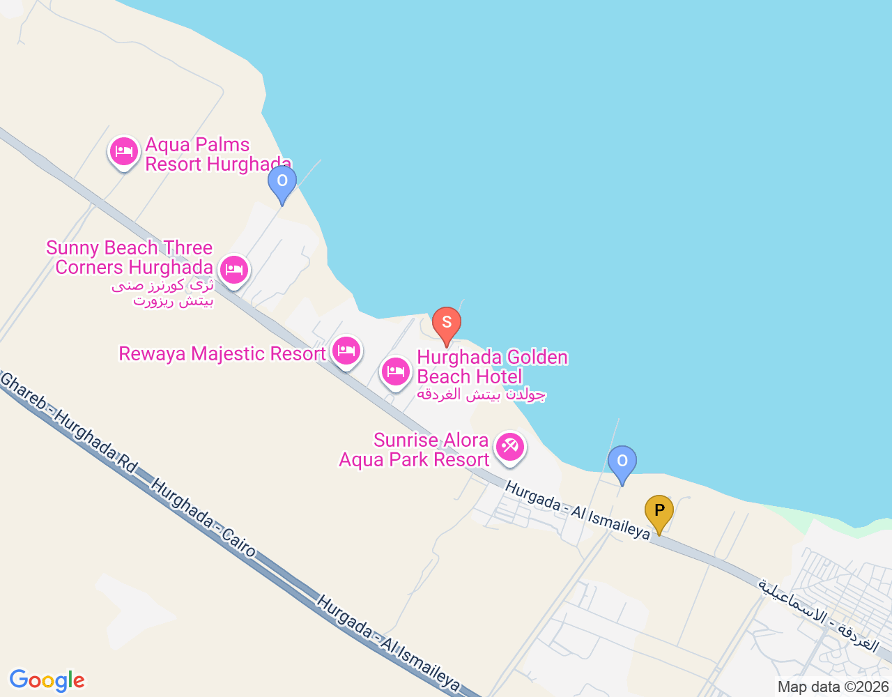 Mapa de ubicación de Kite Lagoon Golden Beach