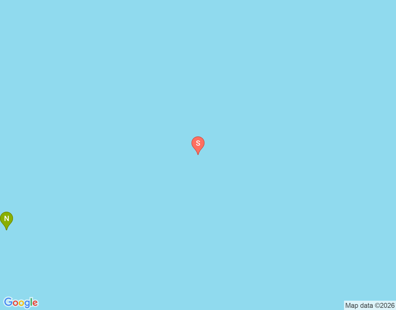 Mapa de ubicación de Manta Point.