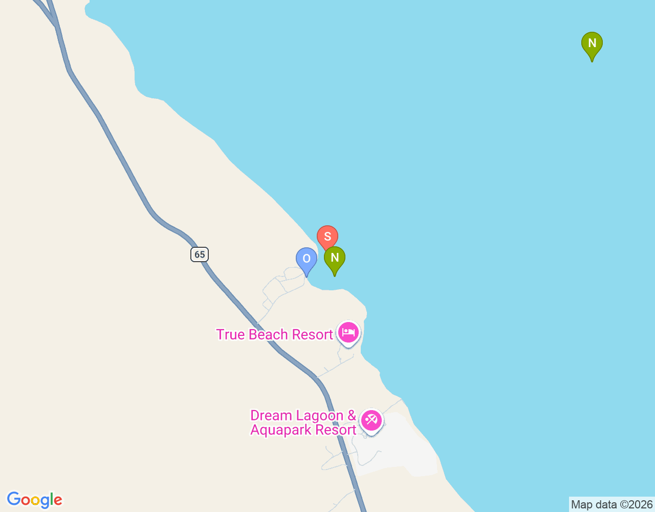 Mapa da localização de Marsa Nakari North reef