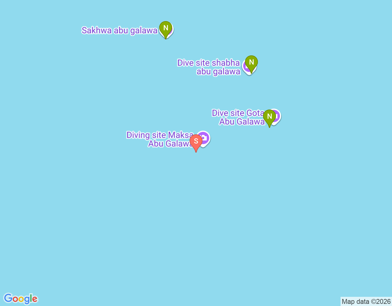 Mapa da localização de Marsalis Abu Galawa