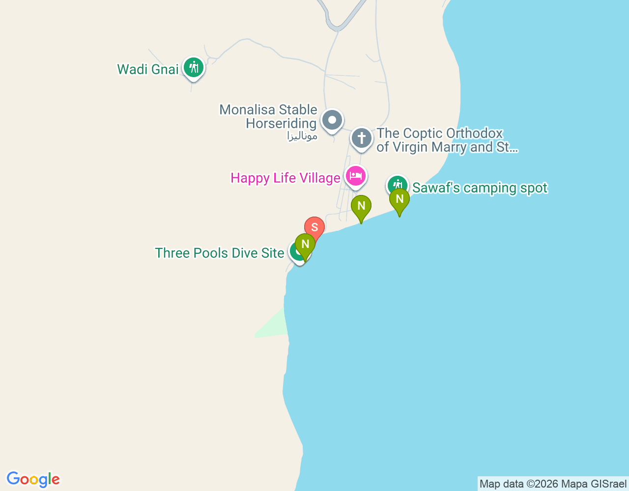 Mapa de ubicación de Moray Garden