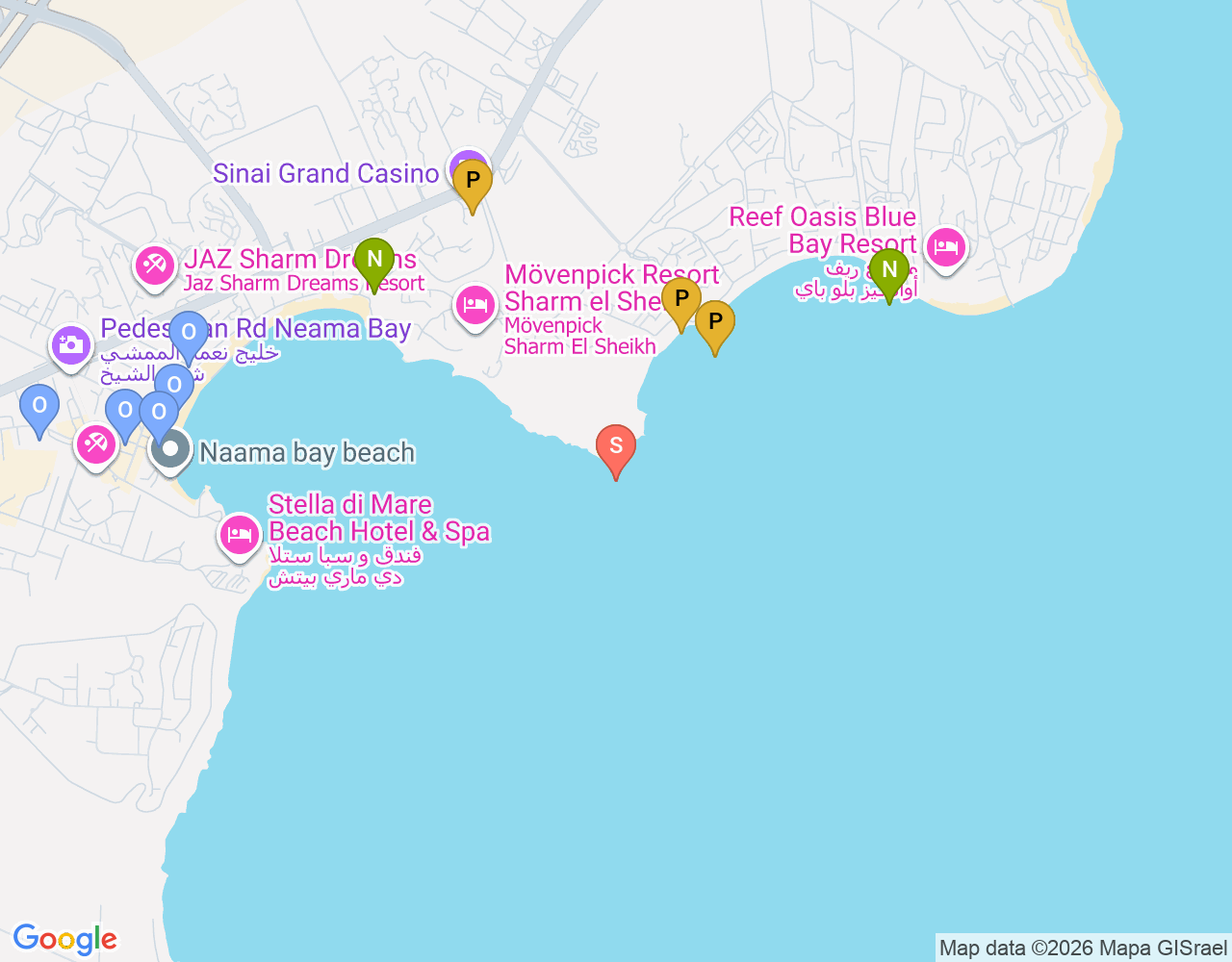 Mapa da localização de Near Garden