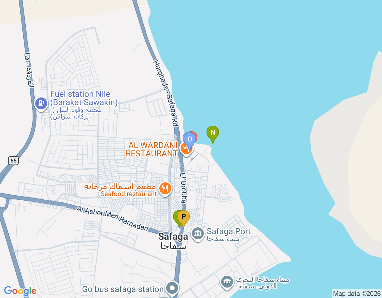 Mapa da localização de Nemo