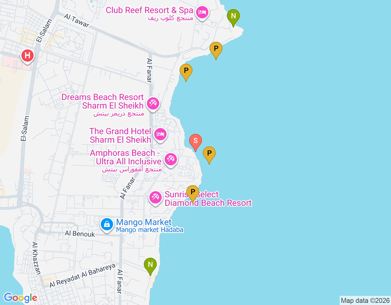Mapa da localização de Pinky Wall