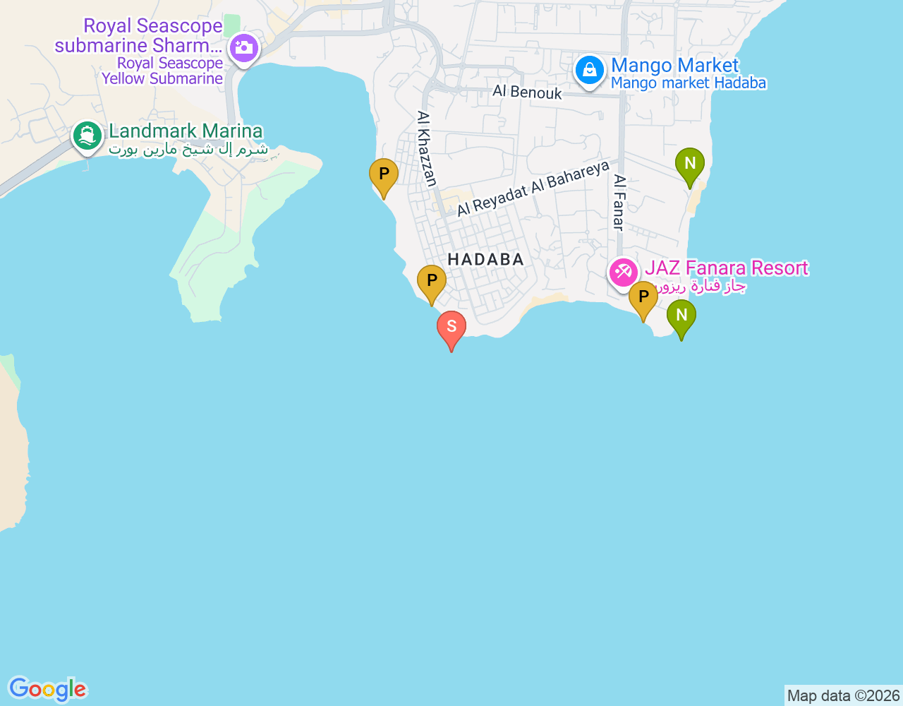 Mapa da localização de Ras Katy