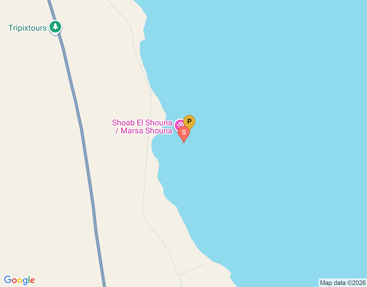 Mapa da localização de Ras Shona