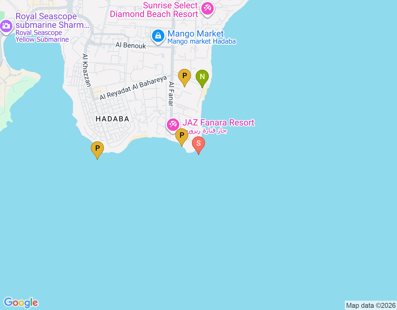 Mapa da localização de Ras Umm Sid