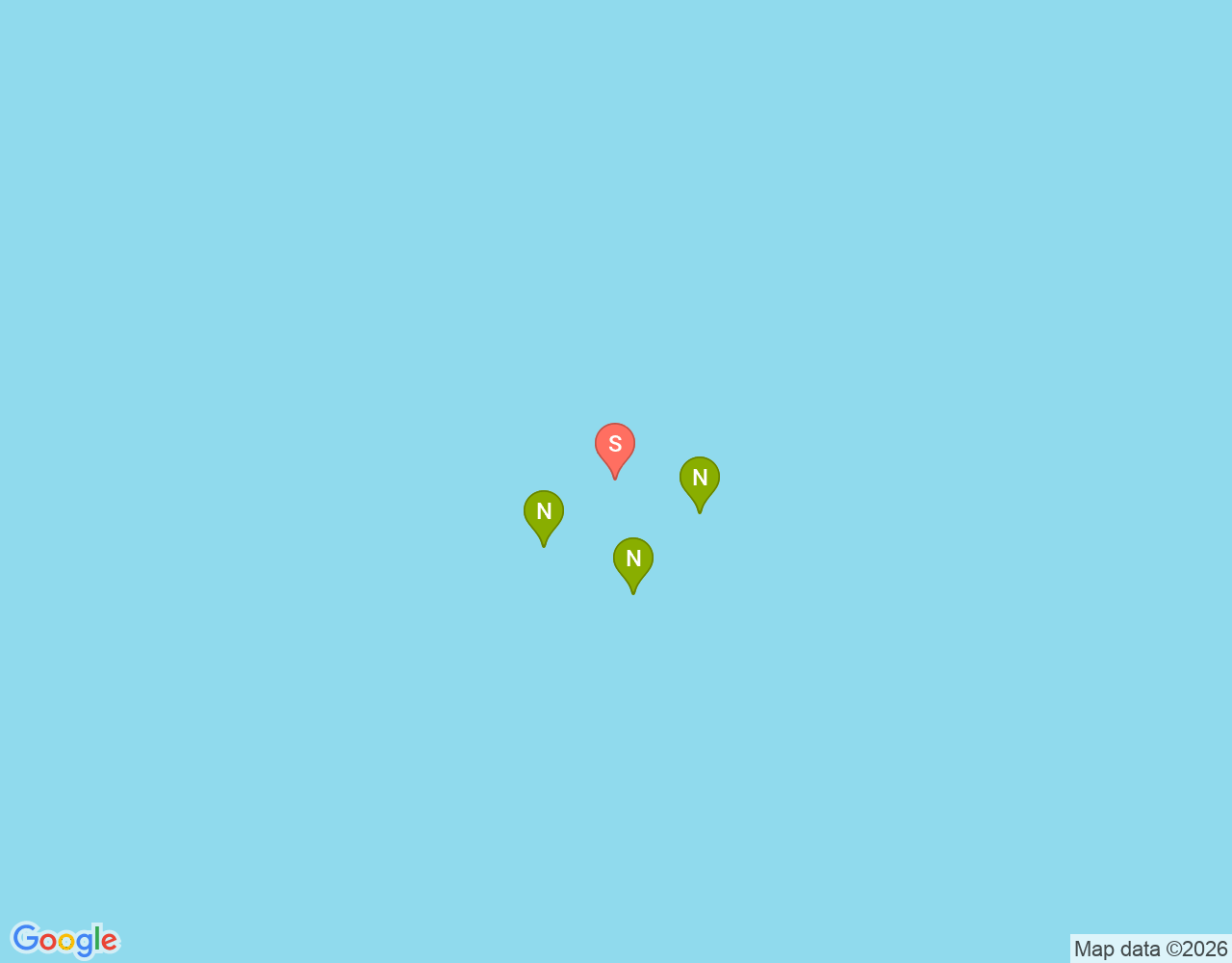 Mapa da localização de Rocky North